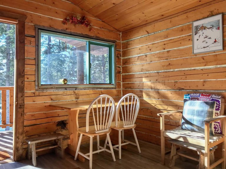 Interior of Cove Cabin